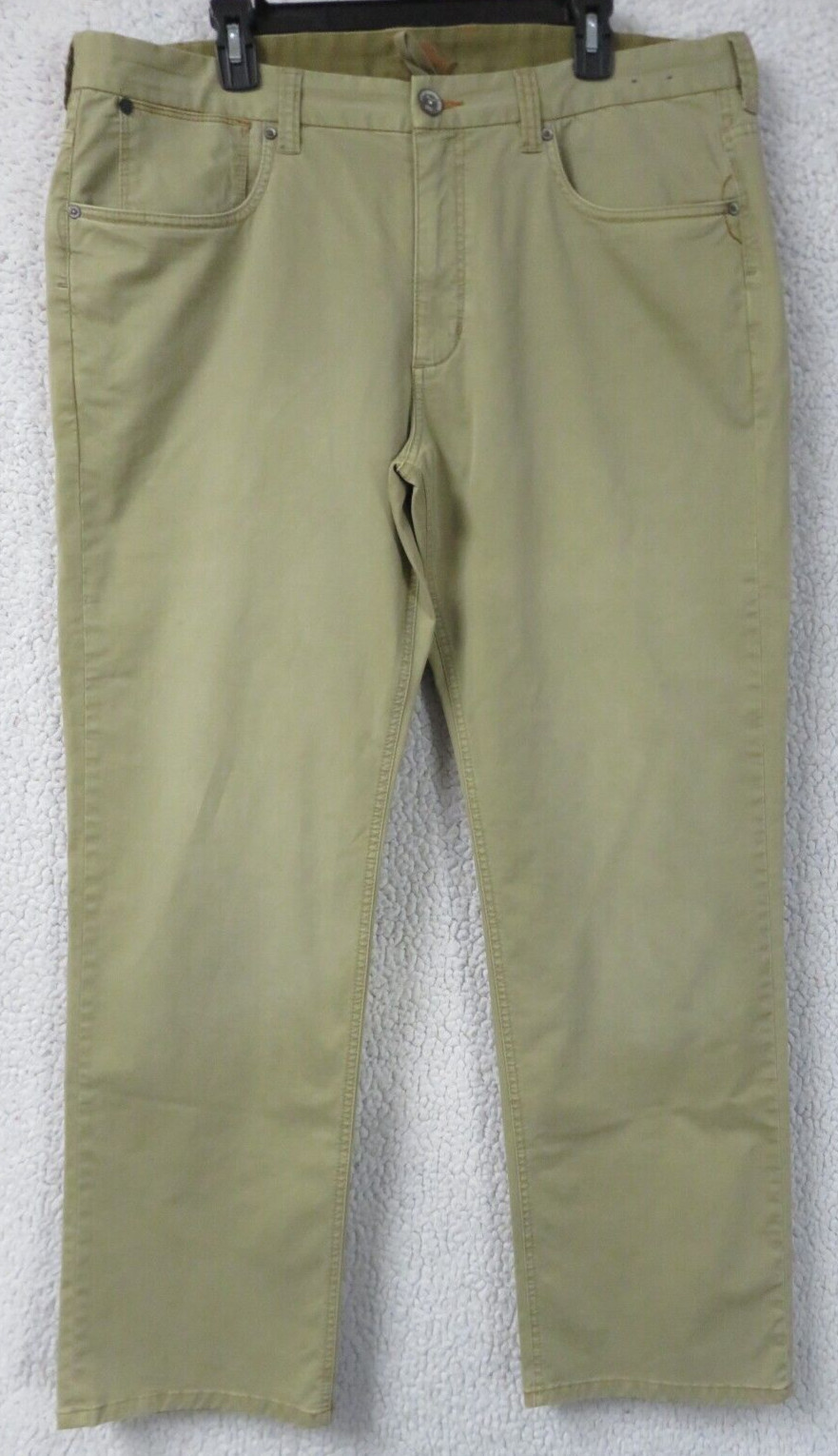 Mens Tommy Bahama Brown Casual Pants Flat Front Cotton Blend Size 38×30 TD19175