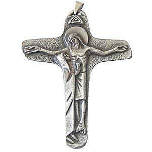Large Unity crucifix – Pewter (7cm or 2.75″) Rosary/Pendant