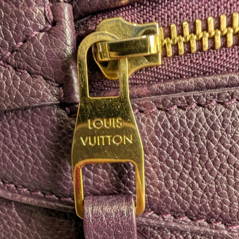 Louis Vuitton Purple Monogram Empreinte Embossed Leather Lumineuse PM Bag Purse