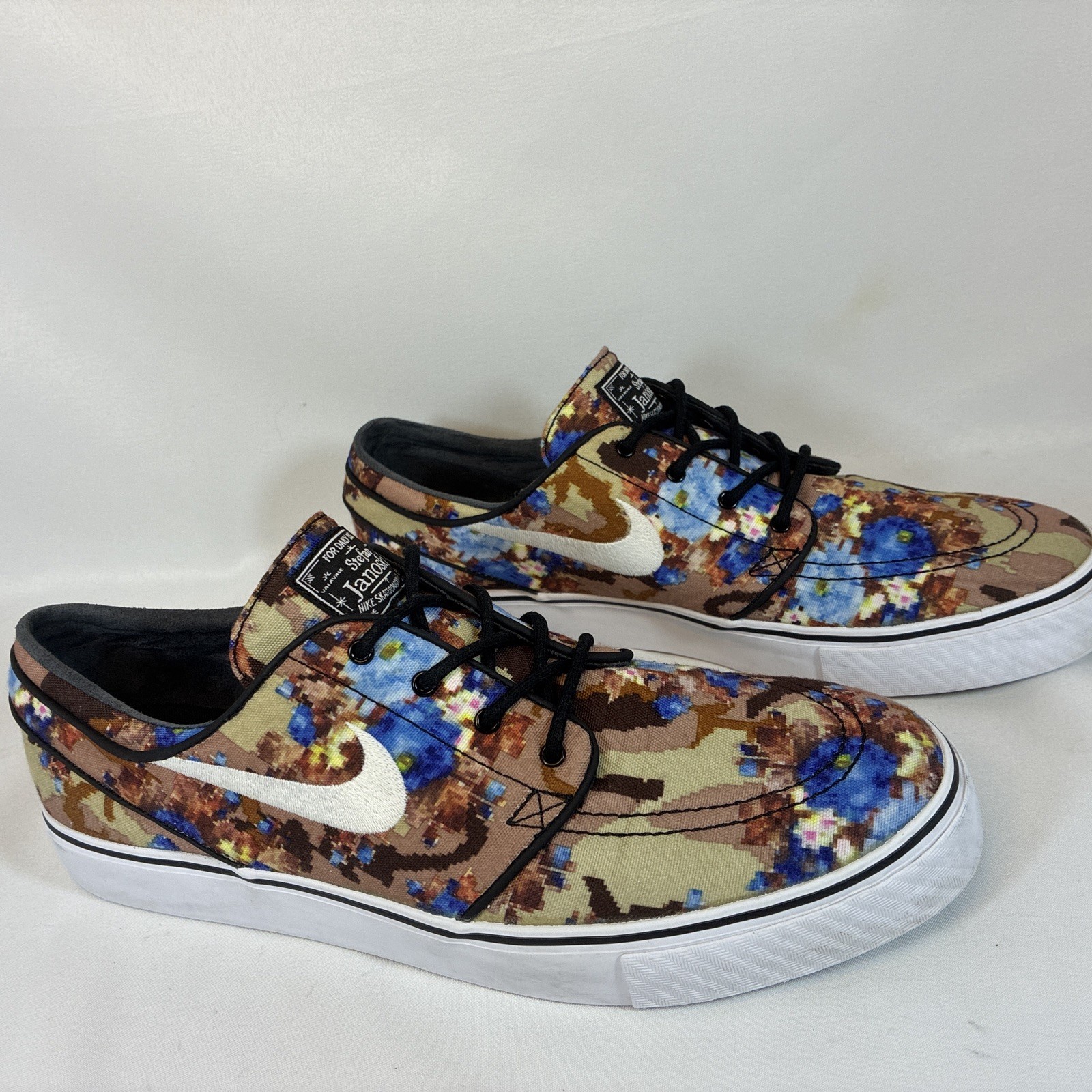 Nike Zoom Stefan Janoski PR Blue Digi Floral Men’s Size 11 Camo 482972-904