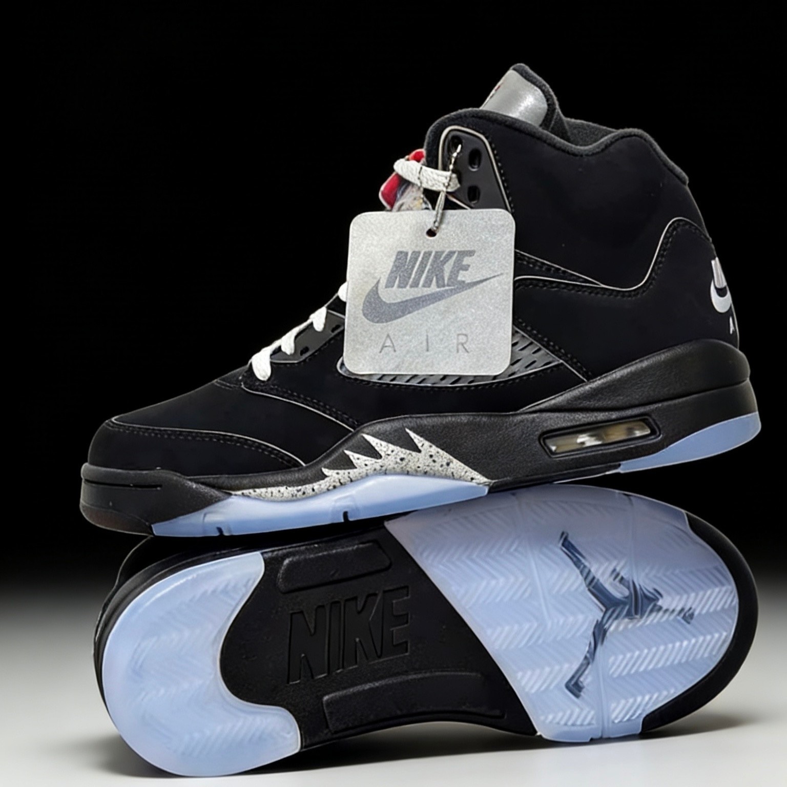 Jordan 5 “BLACK METALLIC REIMAGINED” Baketball Shoes Us Size 7-12 HF3975-001