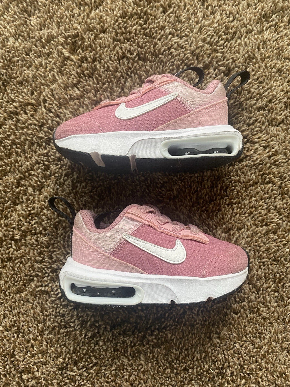 Nike Air Max INTRLK Lite Toddler Girls Pink White Sneakers Size 5C Shoes
