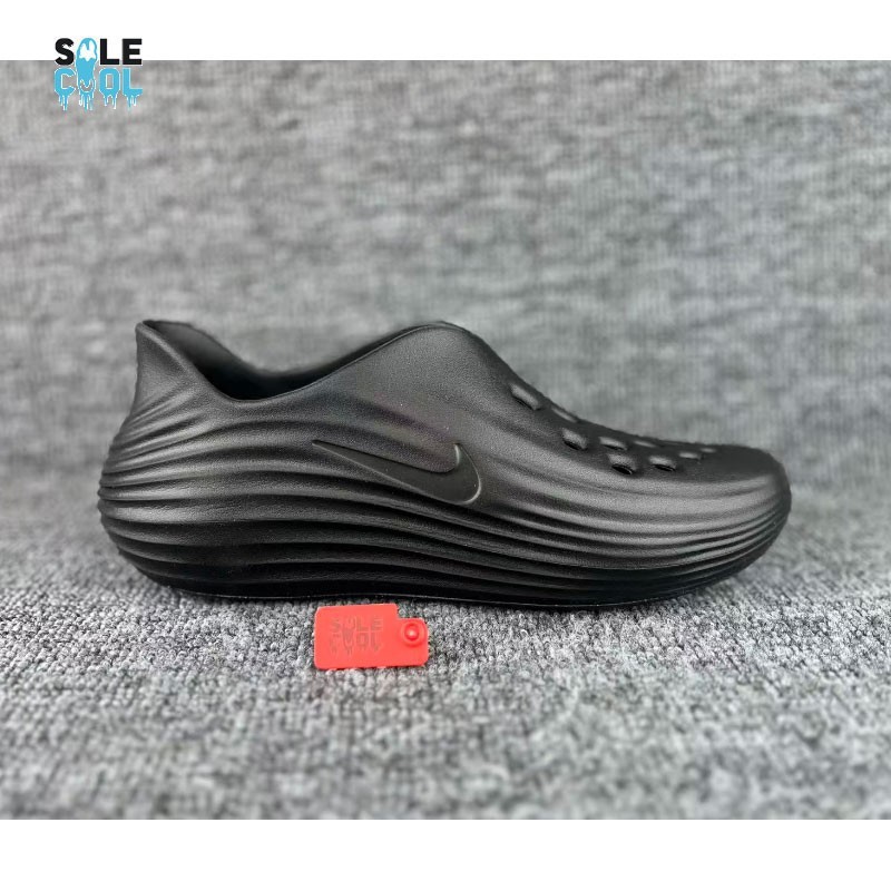 Nike ReactX Rejuven8 Triple Black New Foam Comfy Men’s Sandals HV5060-001