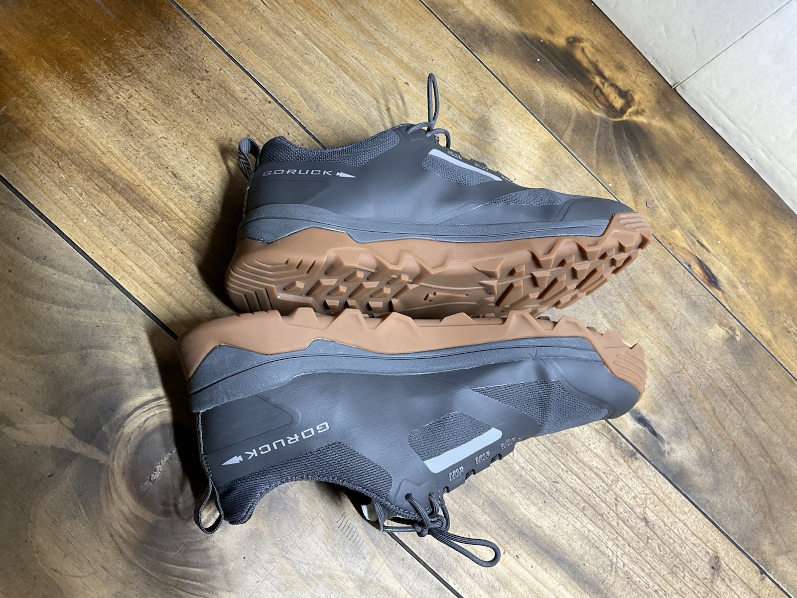 GORUCK Mackall Rucking Shoe in Black and Forged Iron Size M7.5 W9.5