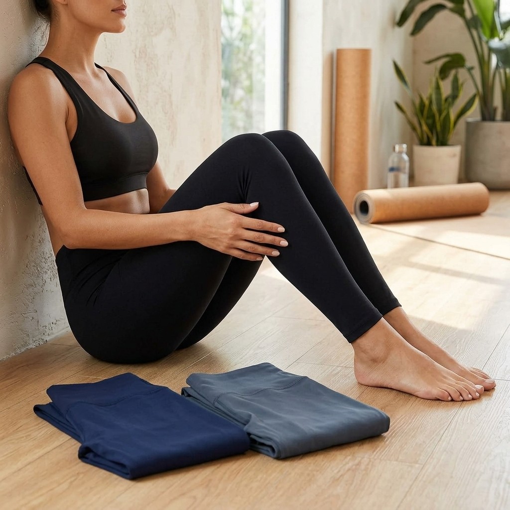 3 Pack High Waisted Yoga Leggings Stretch Workout Pants Assorted Colors S-XL