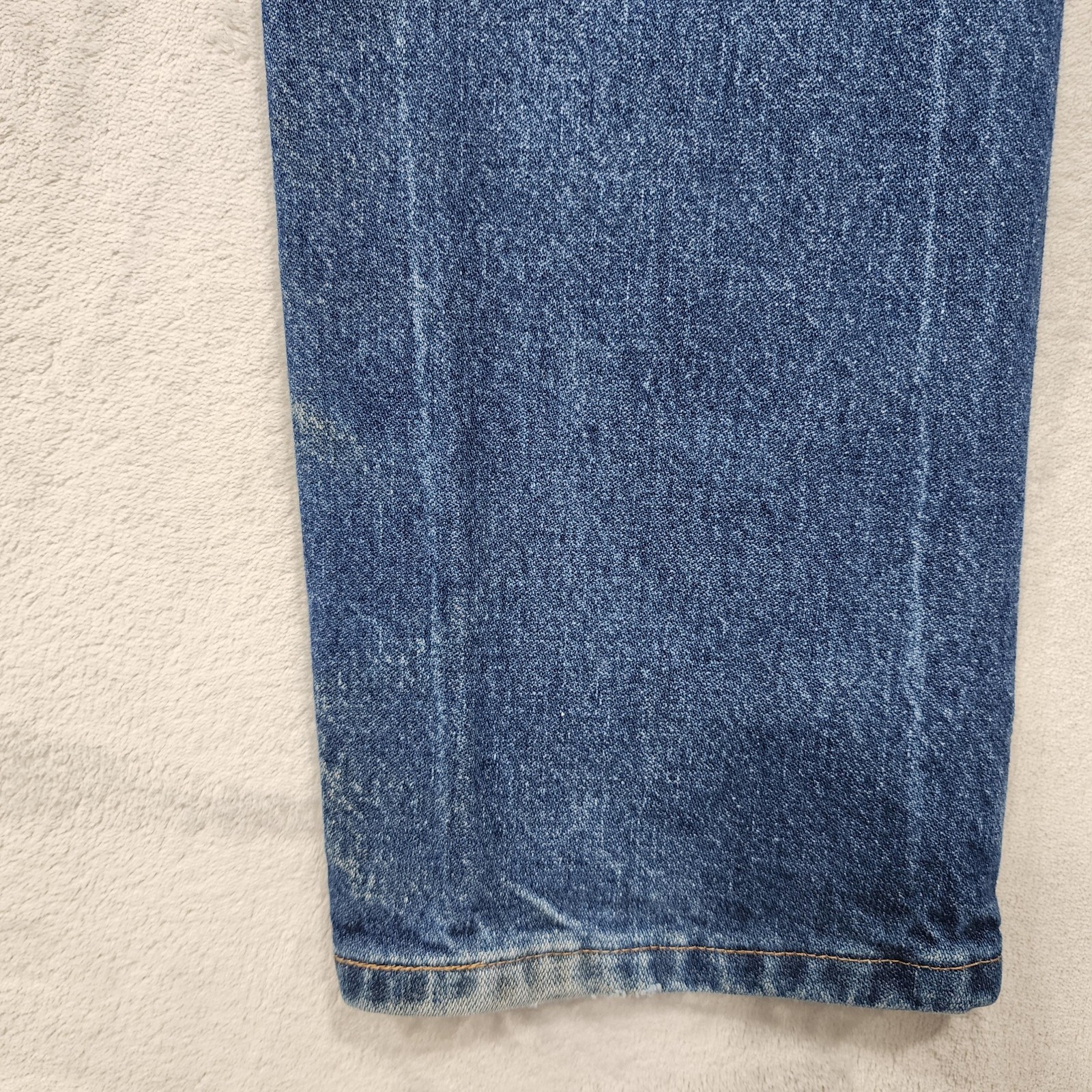 Wrangler Jeans Mens 32×34 Blue Slim Straight Cowboy Cut Denim Western 36MWZ