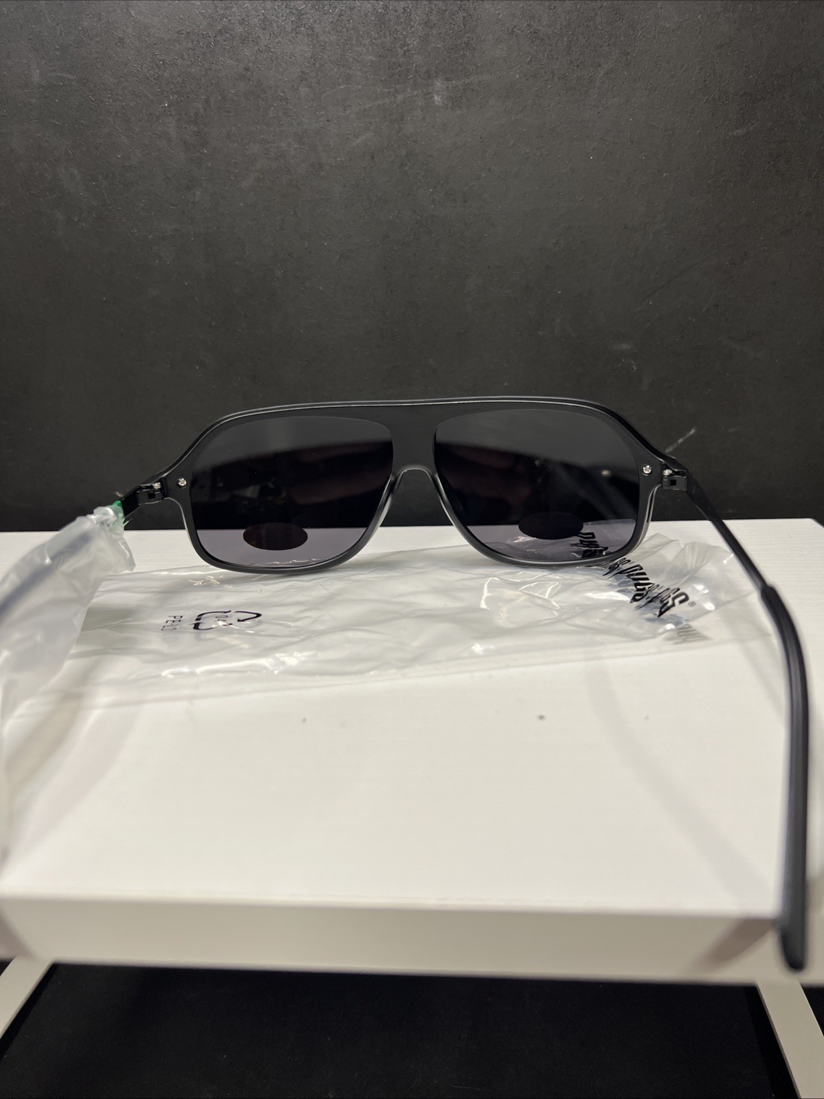 Pugs Trend T1 Sunglasses w/ Black Frame & Smoke Colored Lenses New UV400
