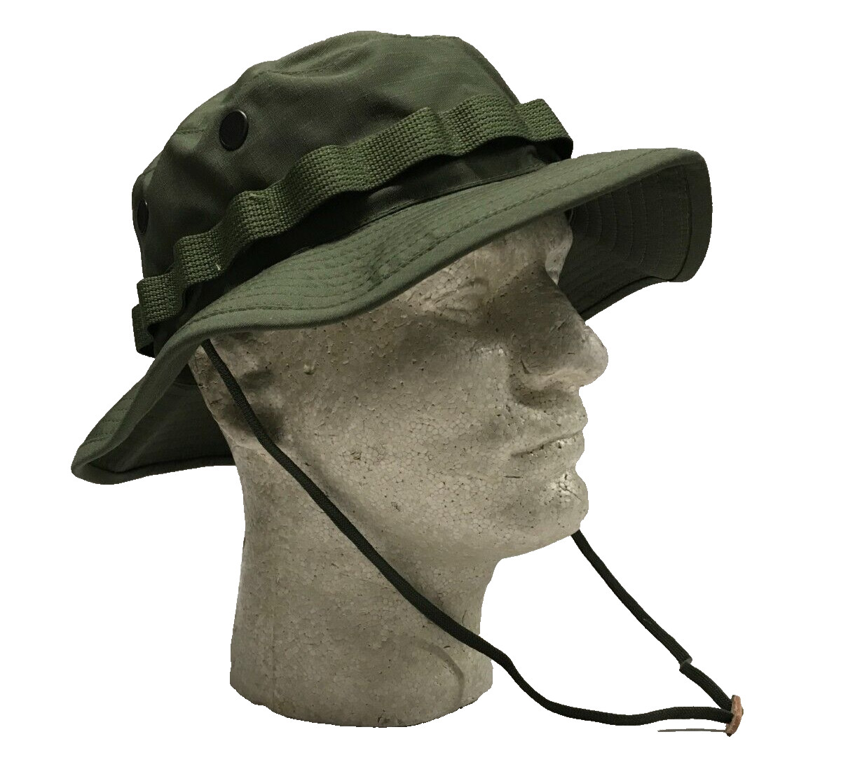 Hot Weather Type II Sun Hat Boonie NyCo OD MILSPEC Size 7 – 7 3/4
