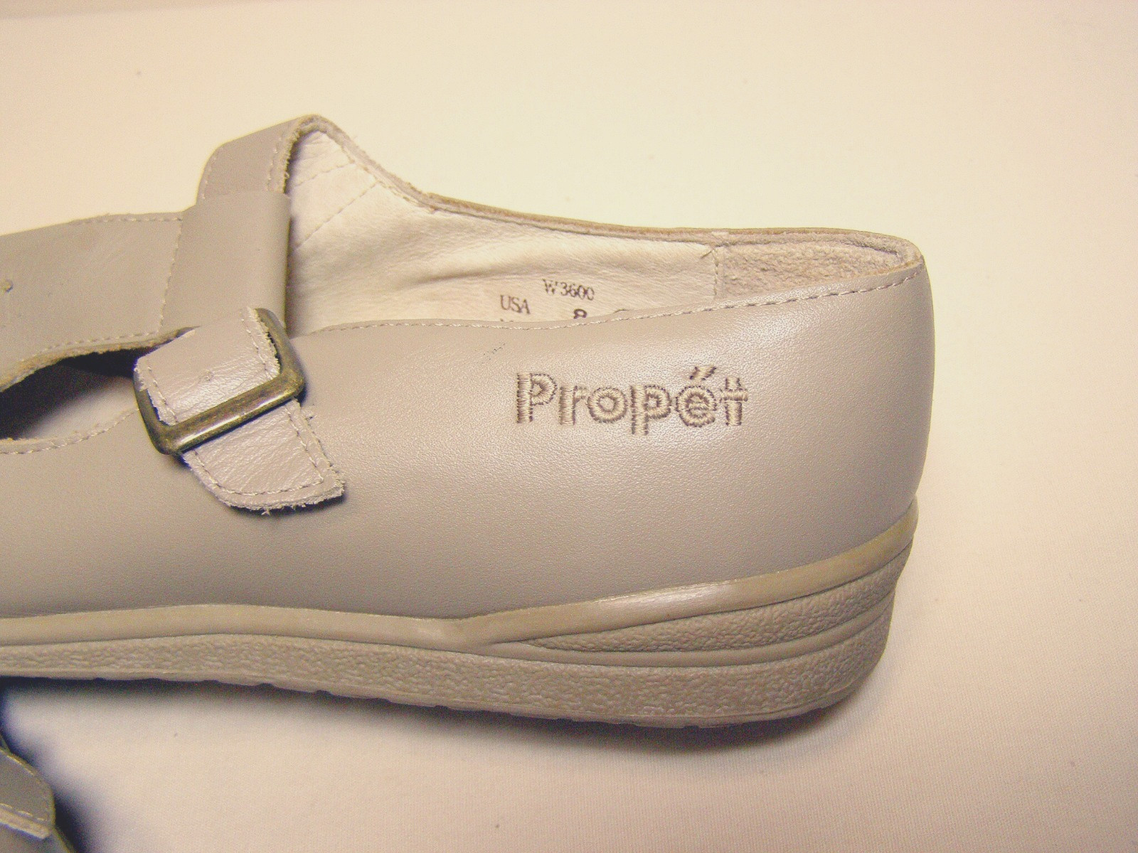 PROPET MARY JANE SANDAL WALKER 8 Leather Closed Toe/Heel Ortho Arch Comfort Shoe