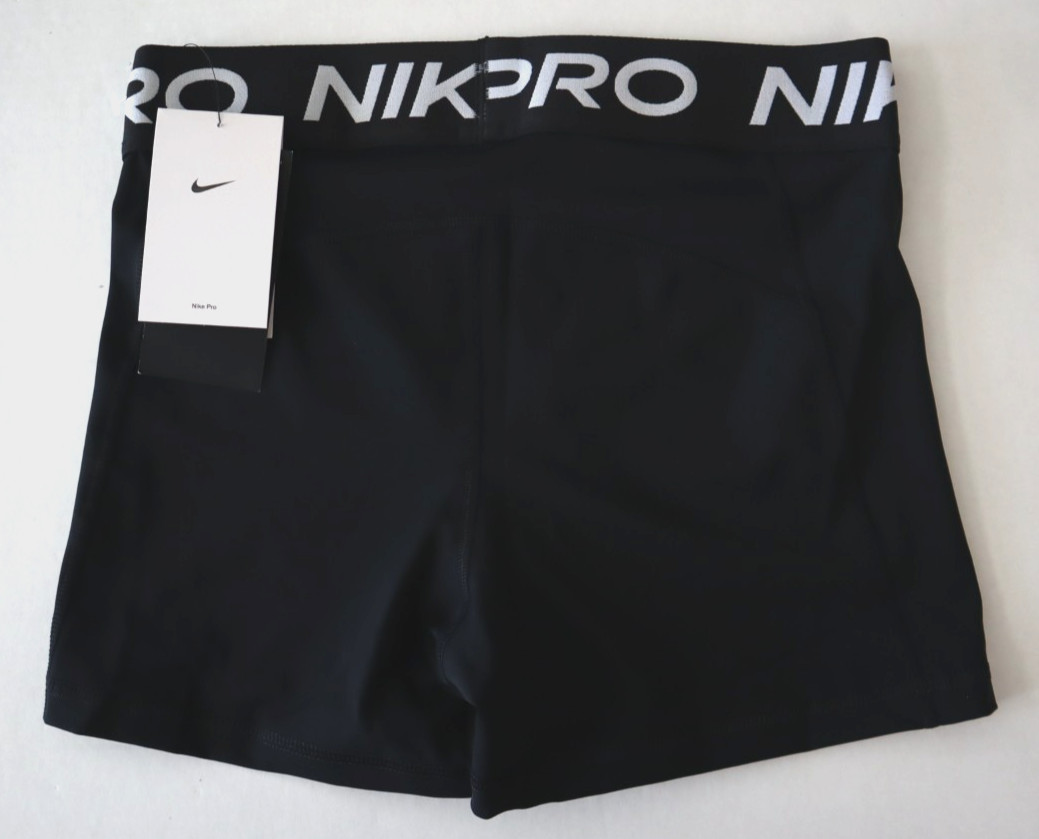 Nike Pro CZ9857-010 Women’s Sz S Black Dri-FIT 3″ Compression Ball Shorts