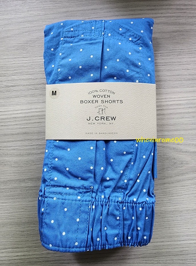 J.Crew Boxer Shorts Mens Woven boxers S M L XL XXL NEW Shells Polka Dot Flowers