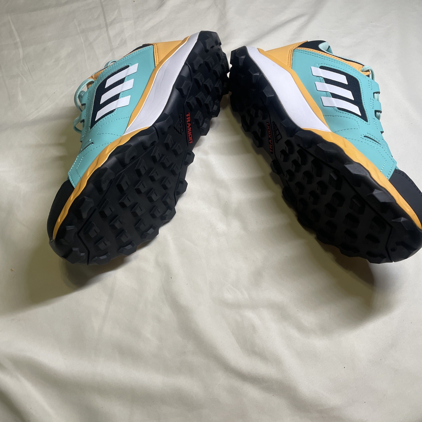 Adidas Womens TERREX Agravic Trail Hiking – Sz: 10-FX6977 – Emerald / White NEW