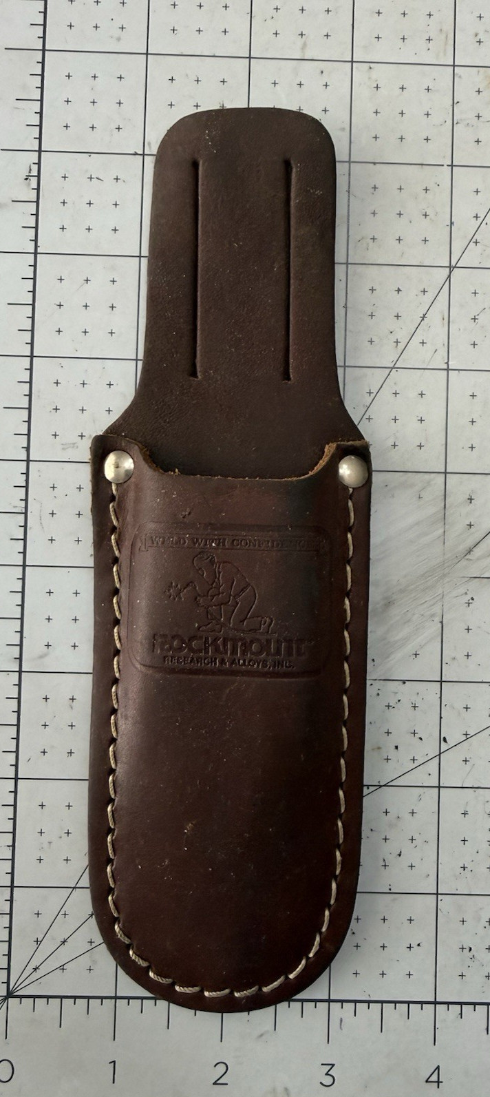Weld With Confidence Rockmount Research & Alloys LEATHER TOOL SHEATH AS SHOWN
