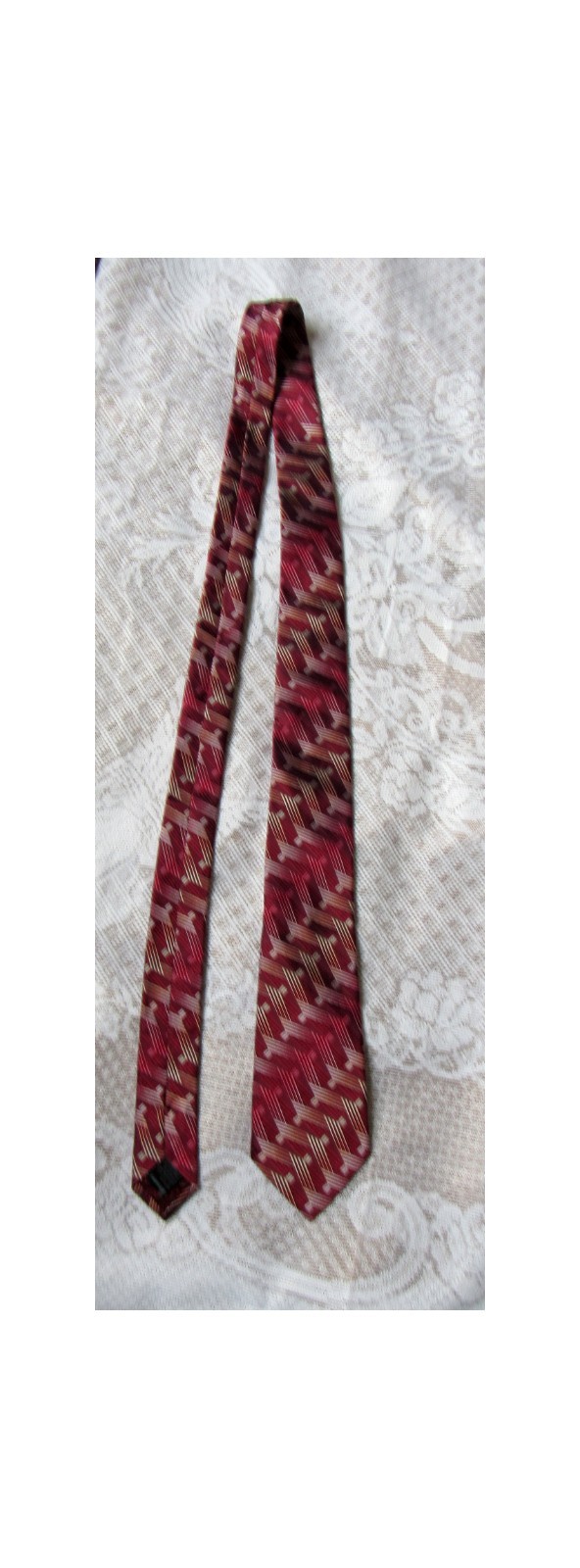 Missoni Men Tie, silk, made in Italy, width 3.25 in