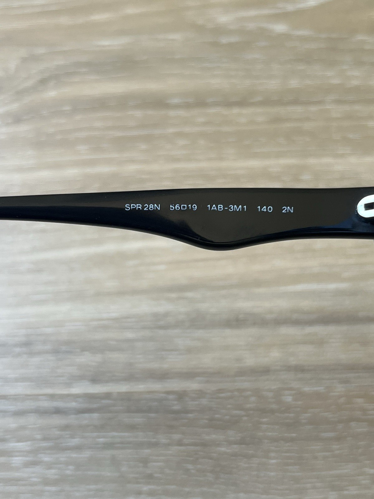 Prada Baroque Cat Eye Sunglasses Black SPR 28N 56-19-140