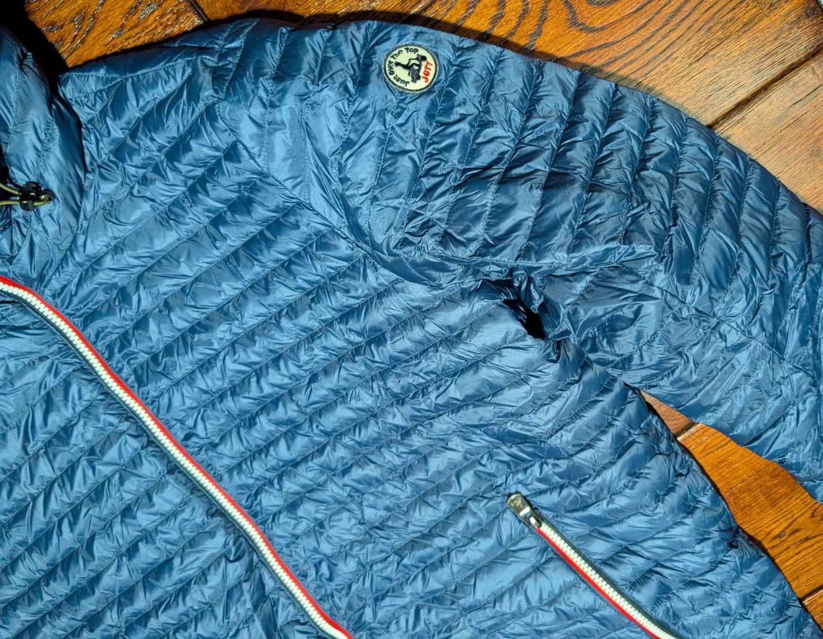 JOTT Just Over The Top Chicago Packable Reversible Hooded Puffer Jacket XXL NWT