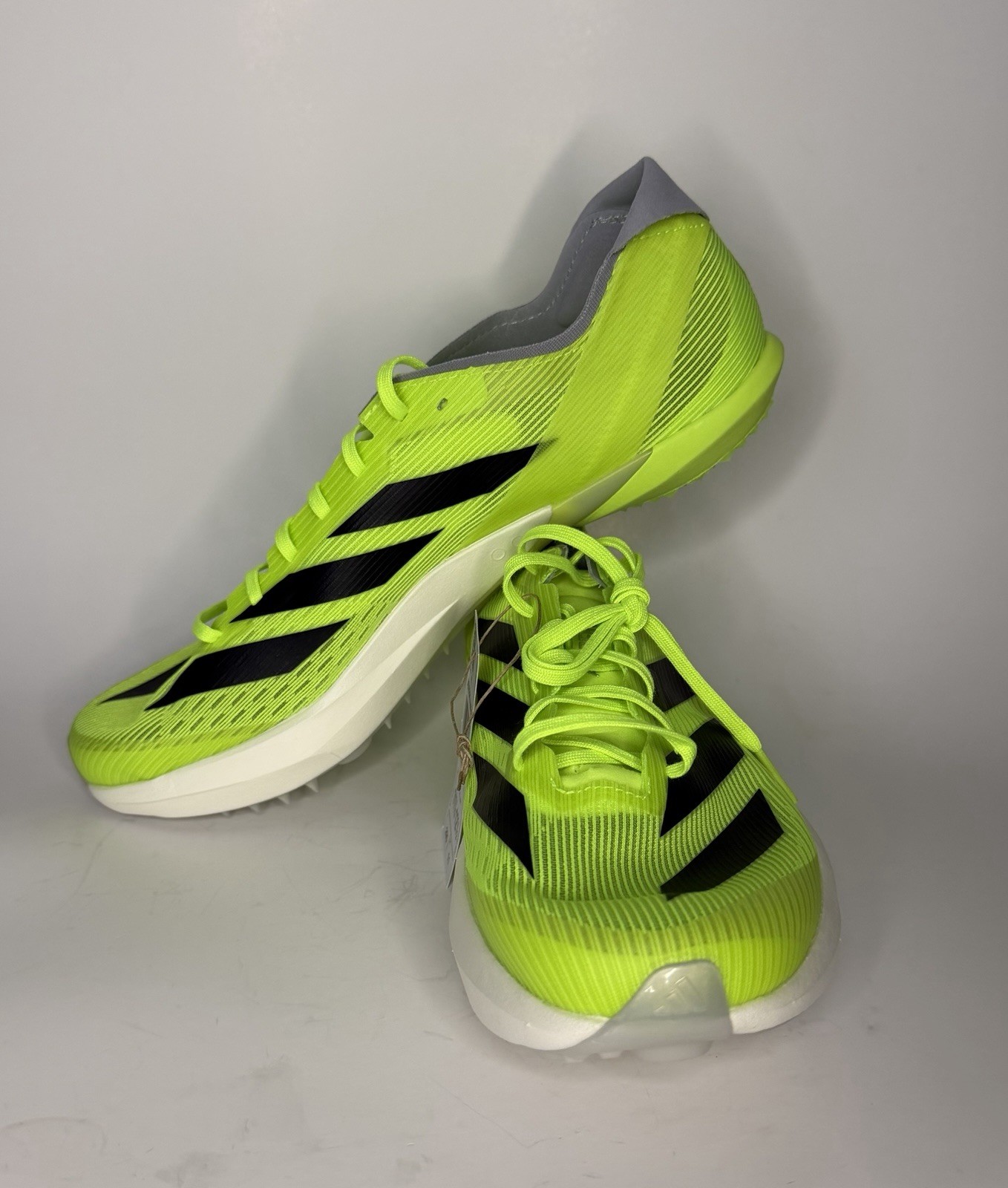 Size 11.5M – Adidas Adizero Lucid Lime Green Black Halo Silver IH5798 Men Track