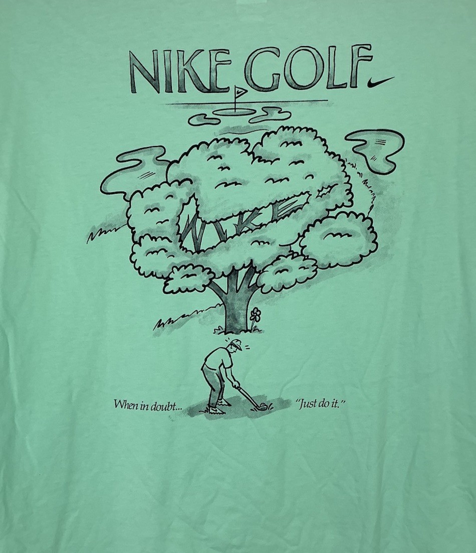 Nike Golf Mens Tshirt Size Large The Nike Tee Seafoam Green 48×30” Cotton NWOT
