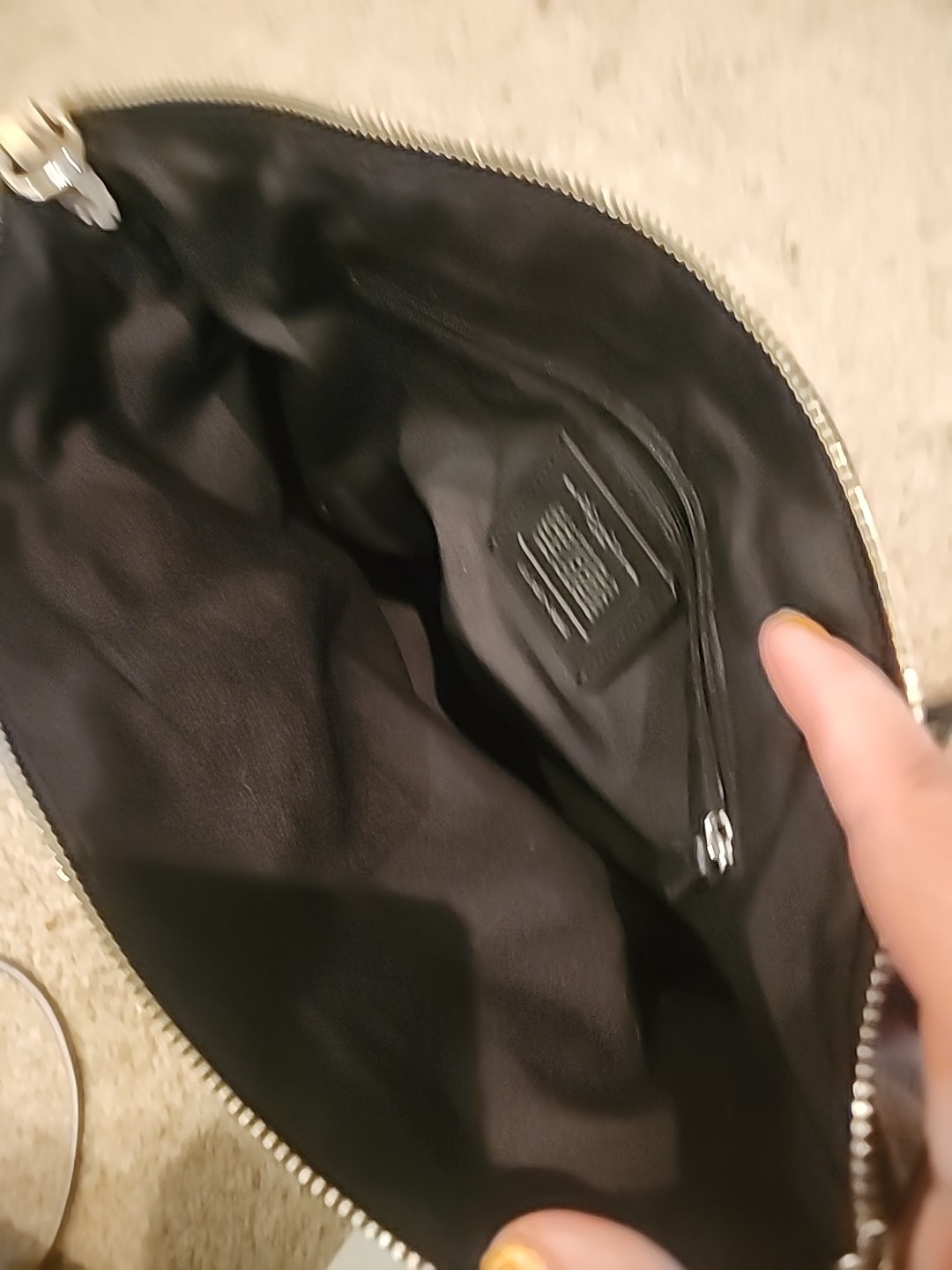 Coach F88561 Black Pebbled Leather Satchel Shoulderbag Purse