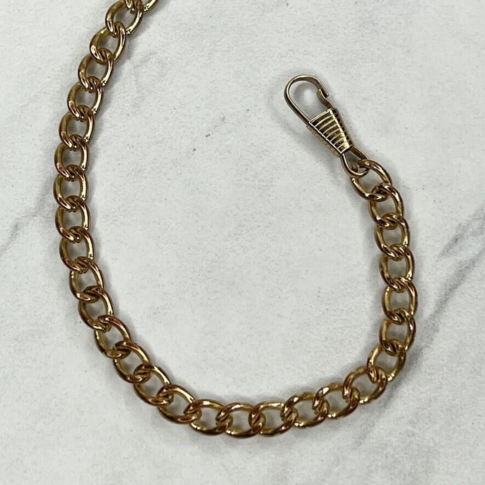 Gold Tone Skinny Chain Link Purse Handbag Replacement Strap 48″