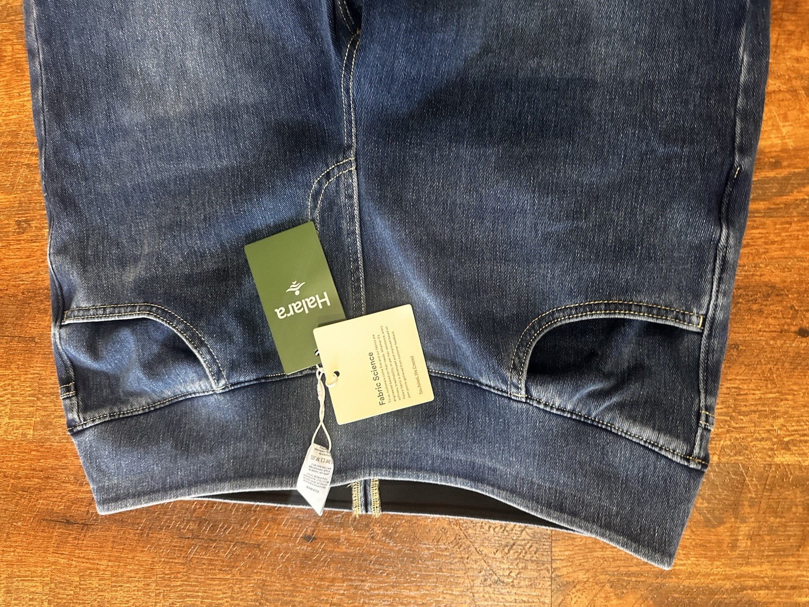 Halara Flex Denim High Rise Skinny Slim Fit Stretch Dark Wash Blue Jeans L