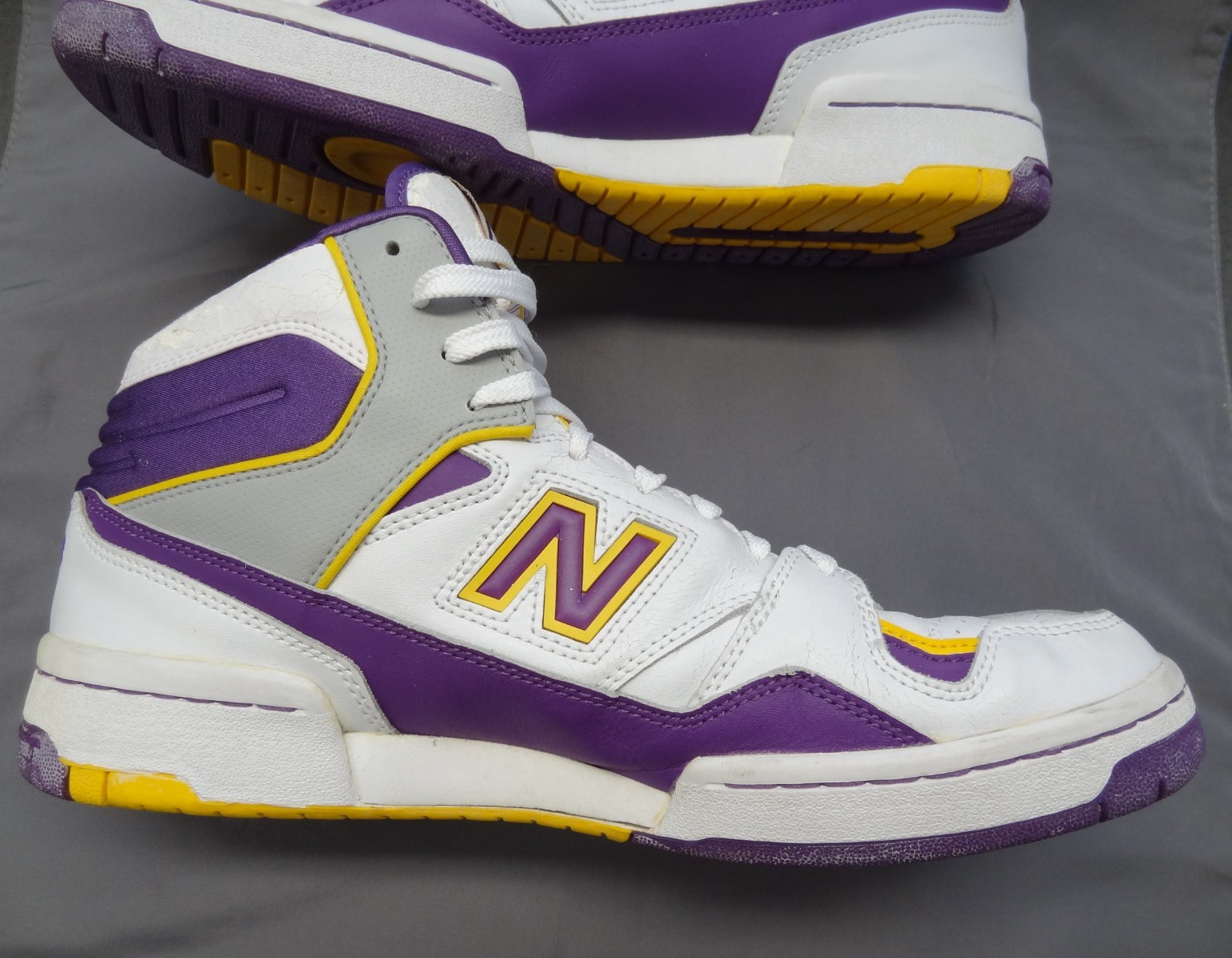 DISPLAY ONLY New Balance 11.5 Lakers James Worthy Basketball VTG 80s 800 BB800PY