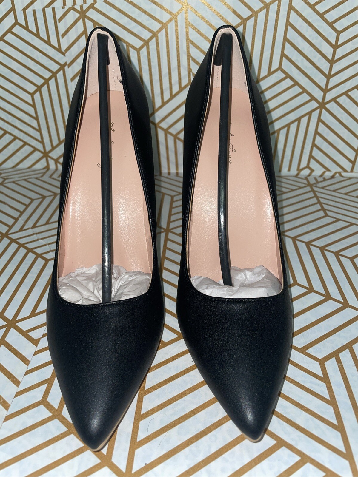 Elisabet Tang High Heels, Women Pumps Pointed Toe Stilettos 4.7 inch Sz 9