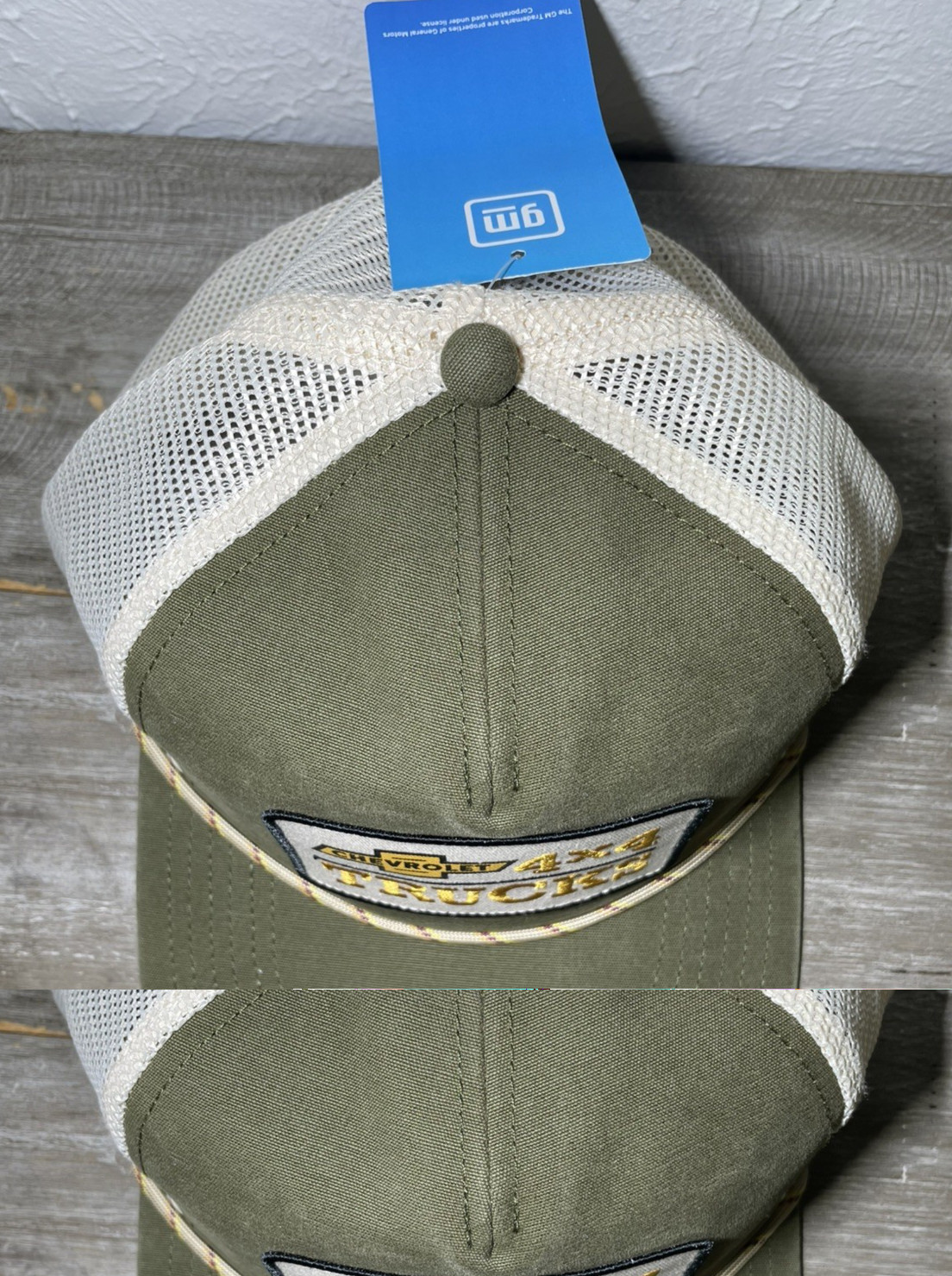 NWT Chevy Chevrolet 4X4 Truck Patch Rope Snap-Back Fits Most Trucker Hat Cap NEW