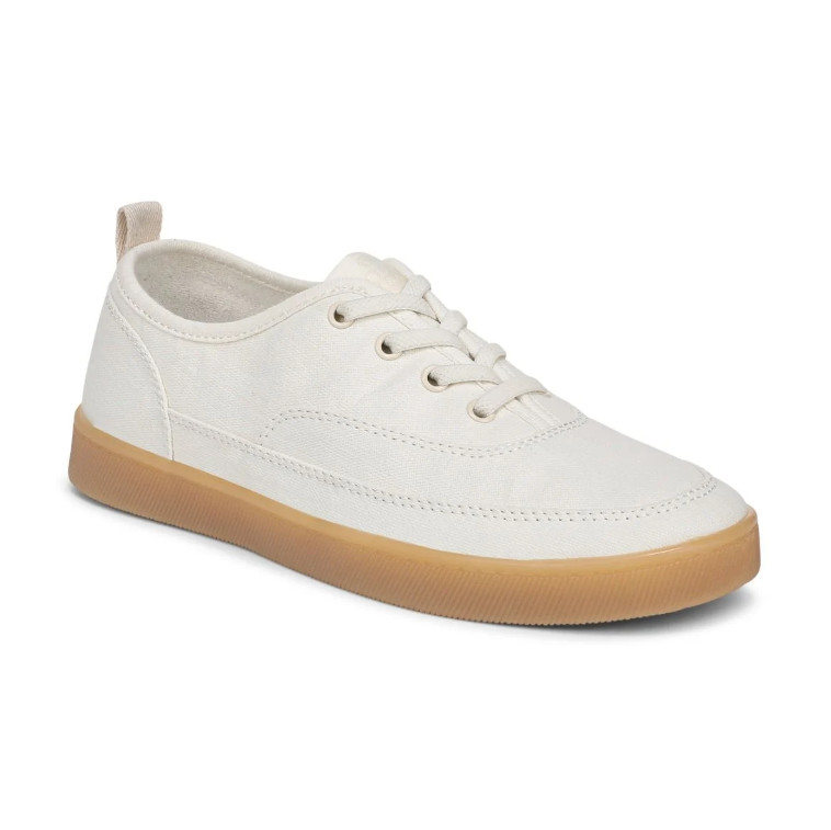 NEW VIONIC Women’s Beach Cyan Slip On Sneaker, Ivory (Medium)- No Import Fees