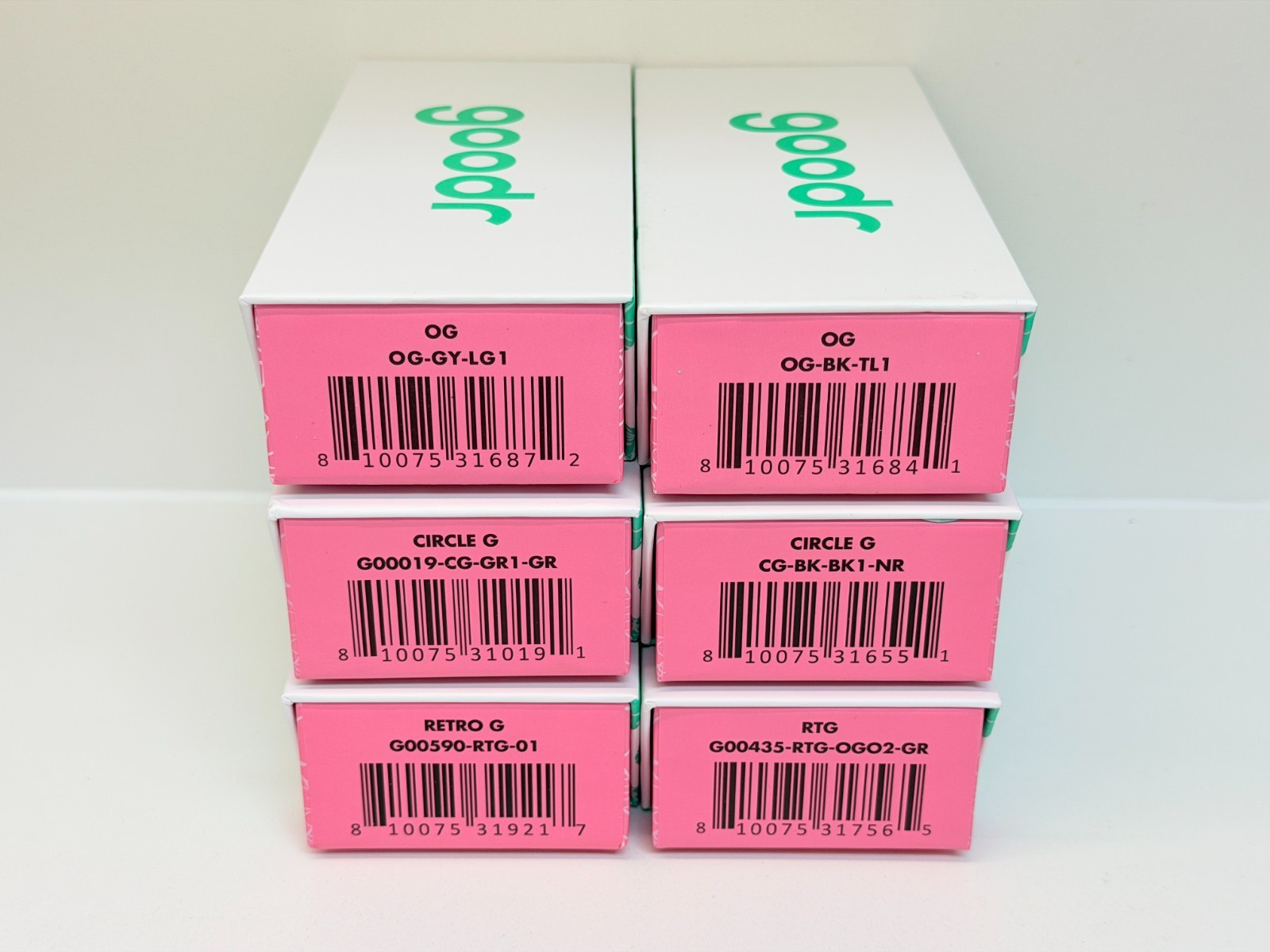 NEW: SIX goodrs 2 Circle G / 2 OG / 2 Retro G (HALF Retail / Free Shipping)