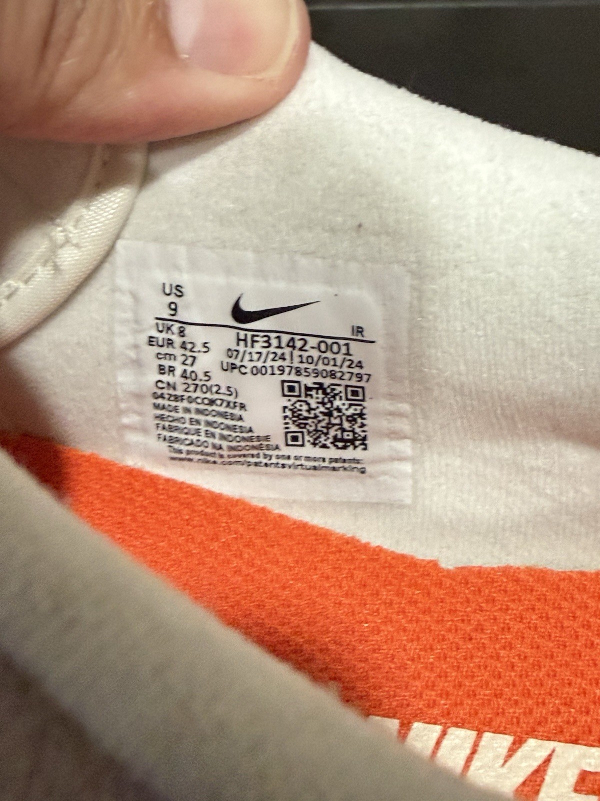 Size 9 – Nike Cortez SE College Grey Team Red