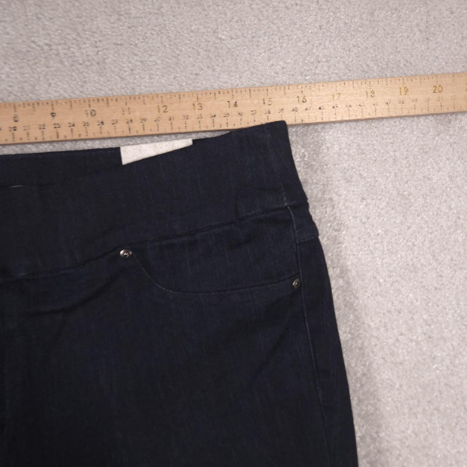 Dalia Jegging Jeans Womens 6 Blue Dark Wash High Rise Pull On Stretch Denim
