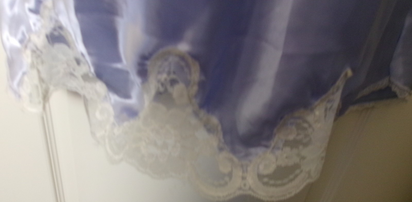 Shadowline Rochele Satin full slip Size 3X Style 27075 Lilac Irregular