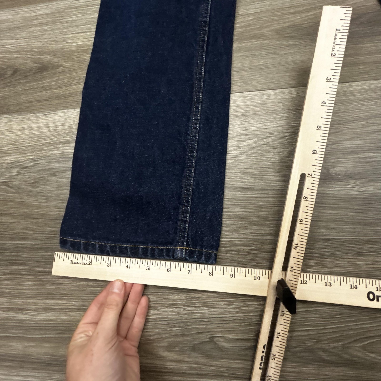 Vintage Gap Bootcut Jeans Womens 6 28×30 Dark Wash Blue Denim Made USA Western