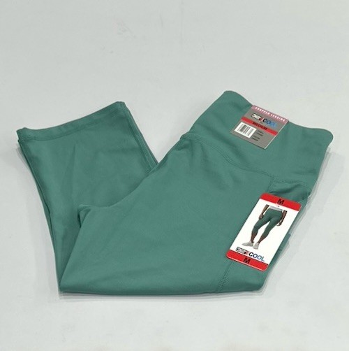 32 Degrees Women’s Cropped Legging, Green, Size M