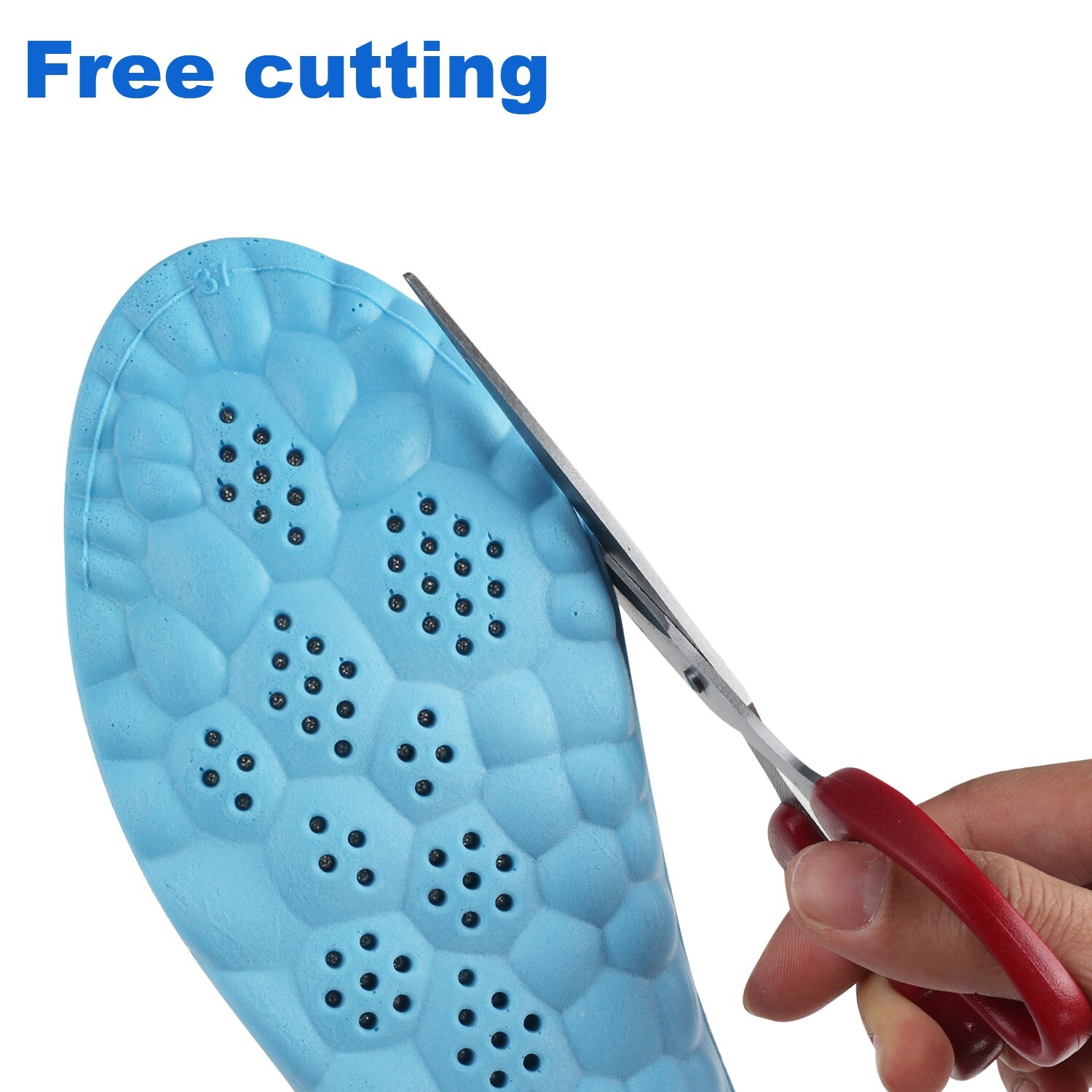 Hiking Insoles with 4D Cloud – Shock Absorption & Breathable | All-Day Comfort U