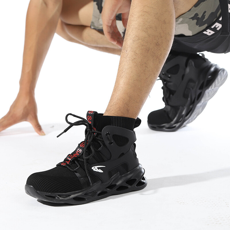 Indestructible Mens Work Boots Steel Toe Safety Shoes Sneakers Lightweight Shoes
