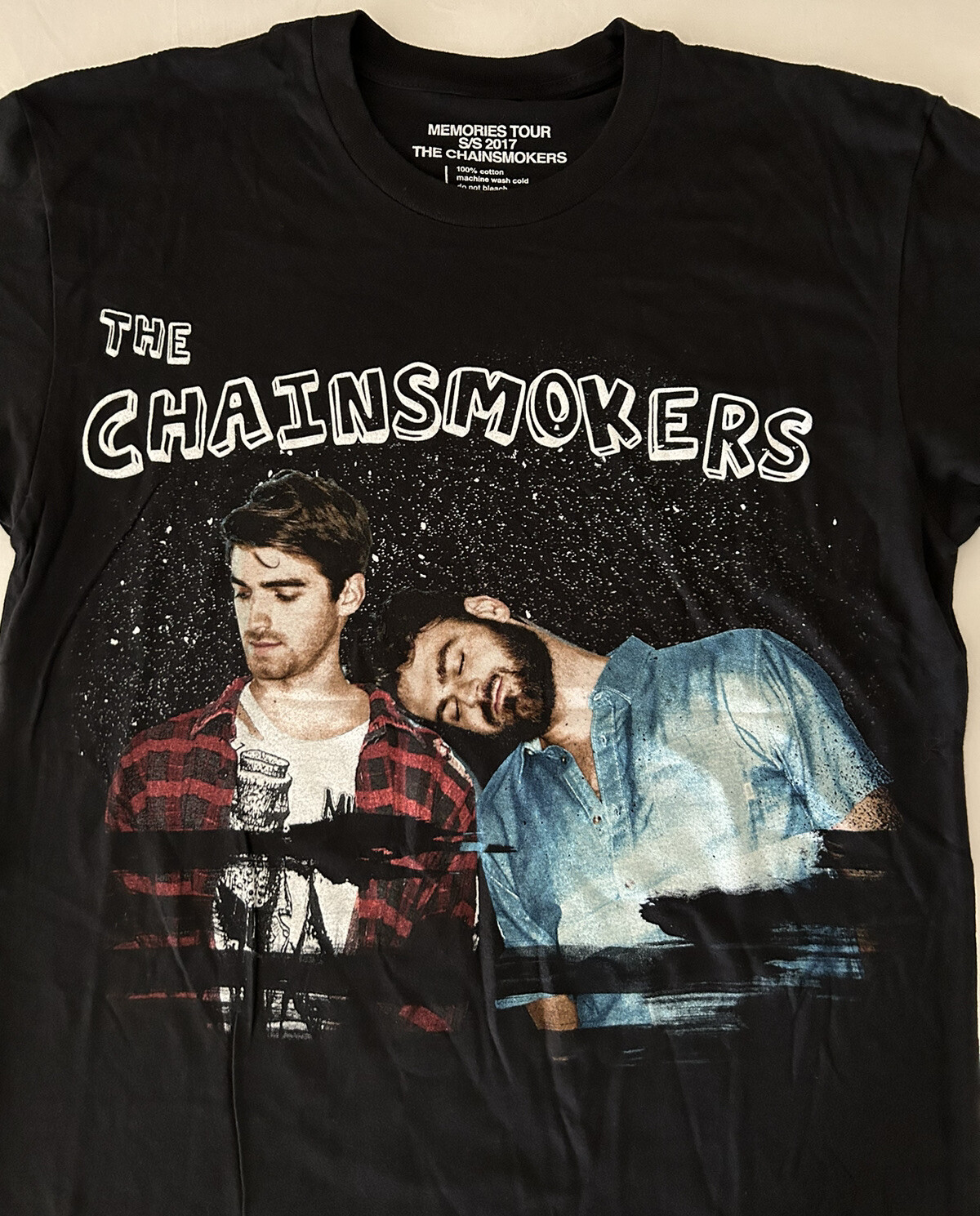 THE CHAINSMOKERS Memories… Do Not Open 2017 Tour T-Shirt 2XL Electronic Pop