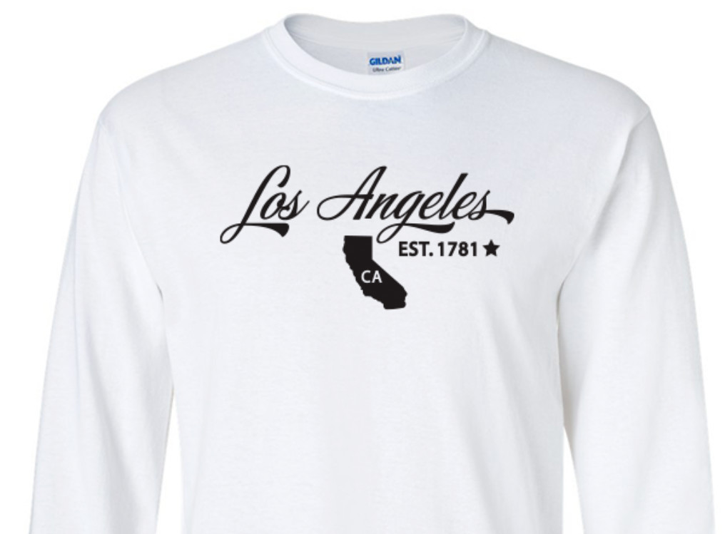Los Angeles California T-Shirt Long Sleeve Graphic tee