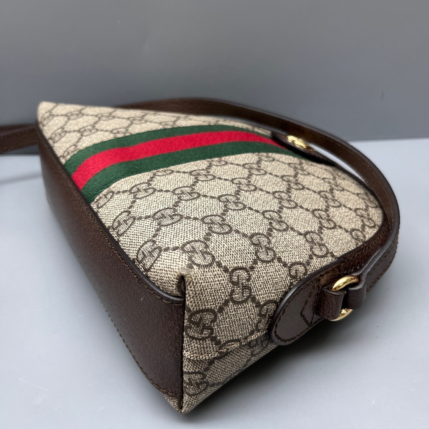 Gucci Pre-Owned Authentic Ophidia Collection Crossbody Bag Monogram Shell