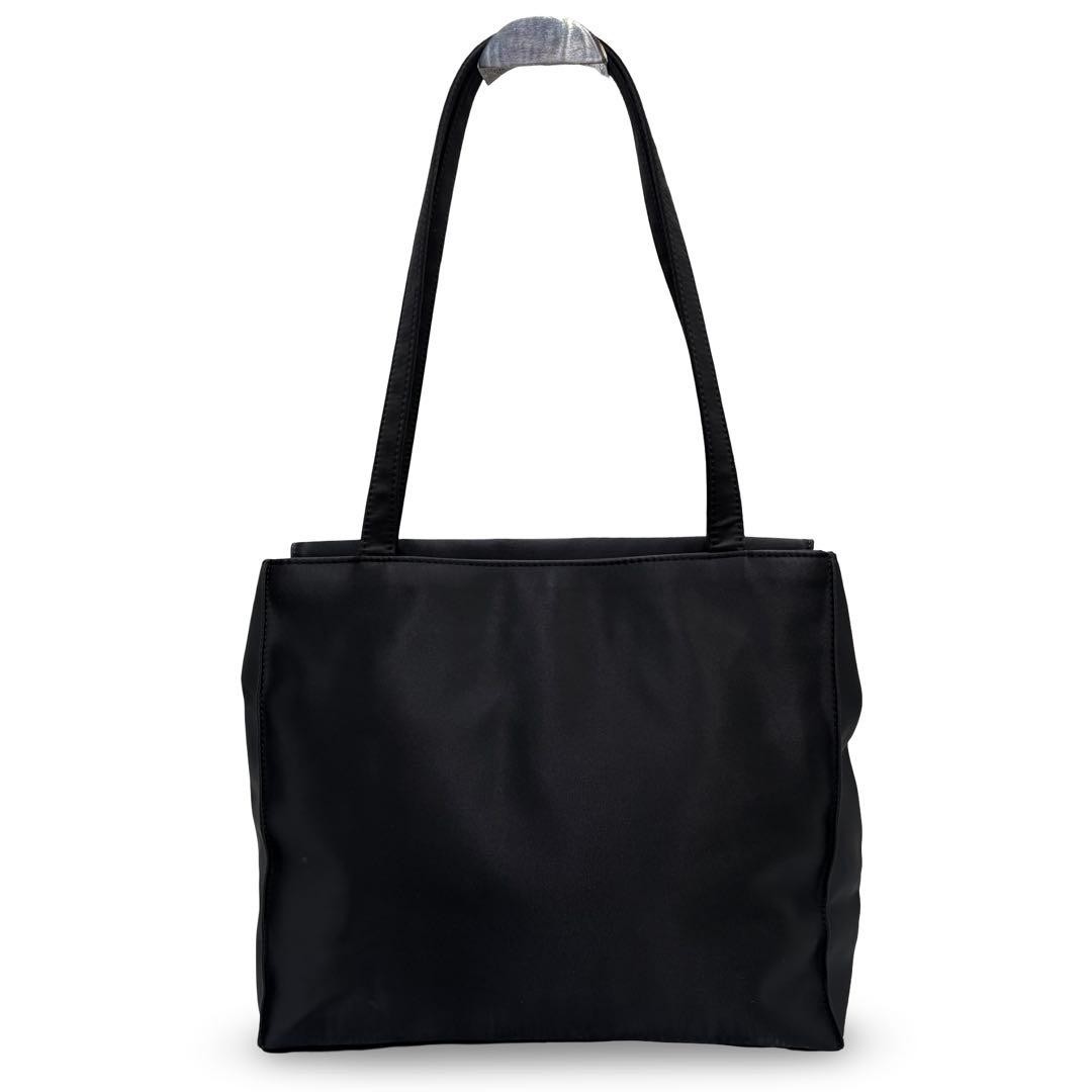 Sazaby Y2K Black Nylon Shoulder Bag Tote Japan Used 0713994