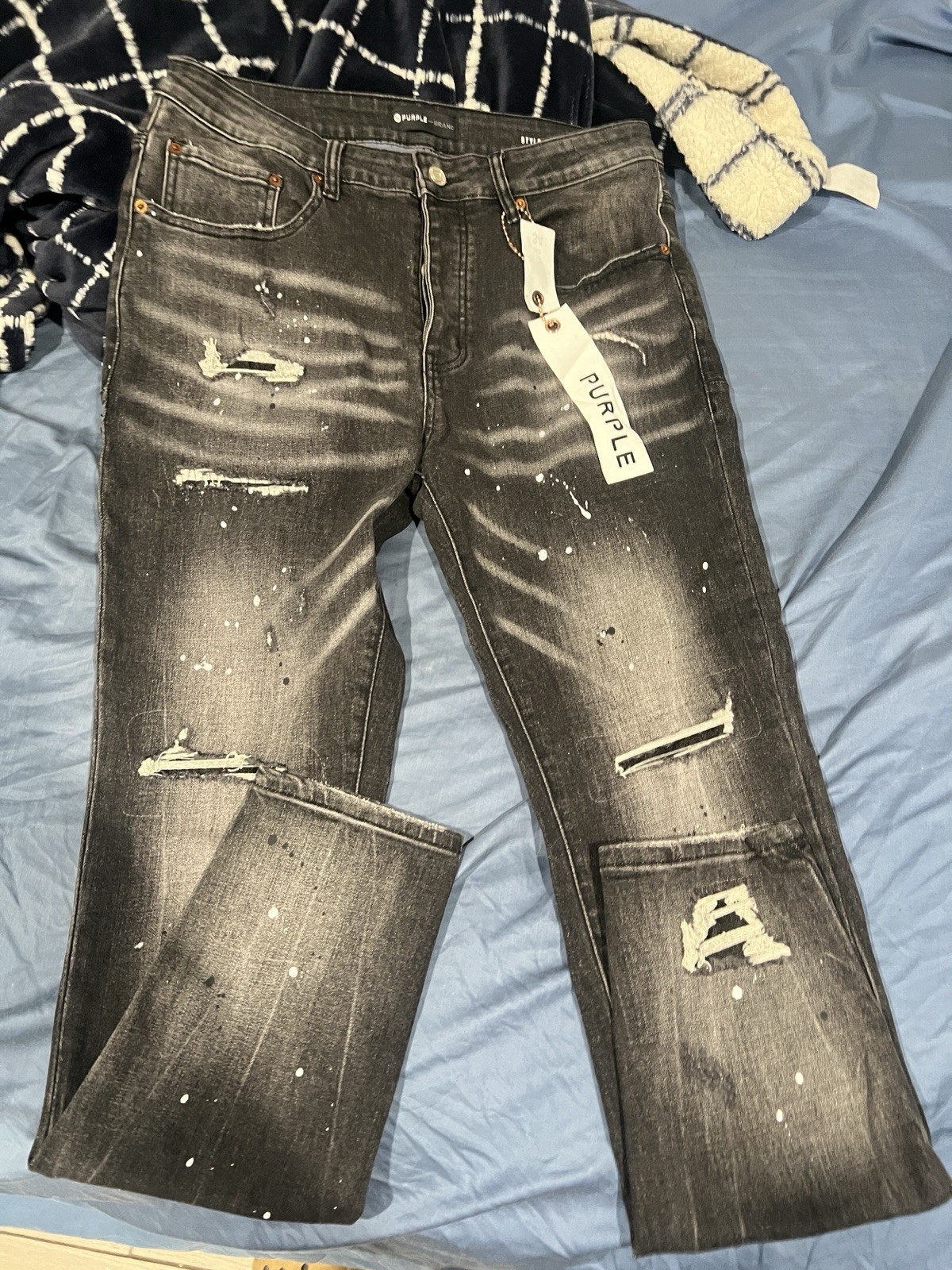 Purple Brand Jeans Size 34, Black