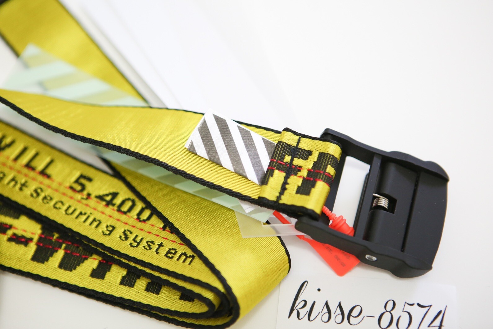 Off White Industrial Yellow Belt 200cm Rare