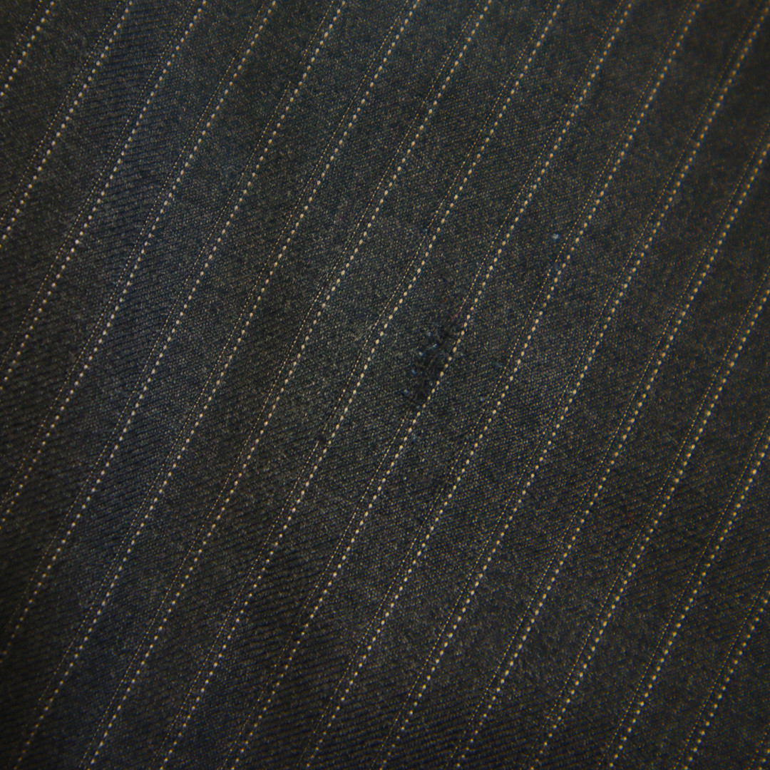 Bespoke Hickey Freeman 2 Piece Suit 46S Gray Pinstripe Surgeon Cuff Dual Vent