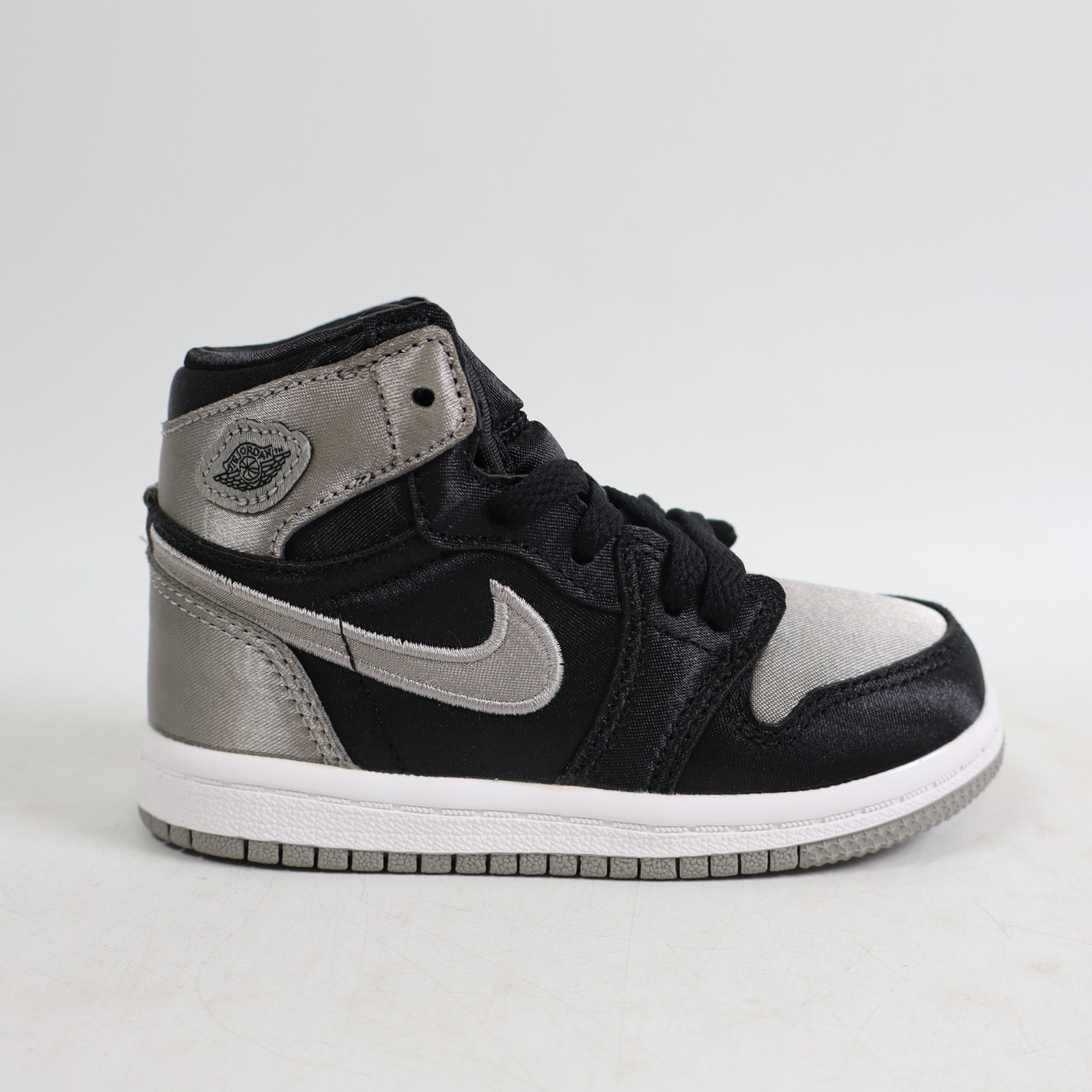 Nike Air Jordan 1 Retro High OG Satin Shadow Black Grey FD5305-010, Size 7C