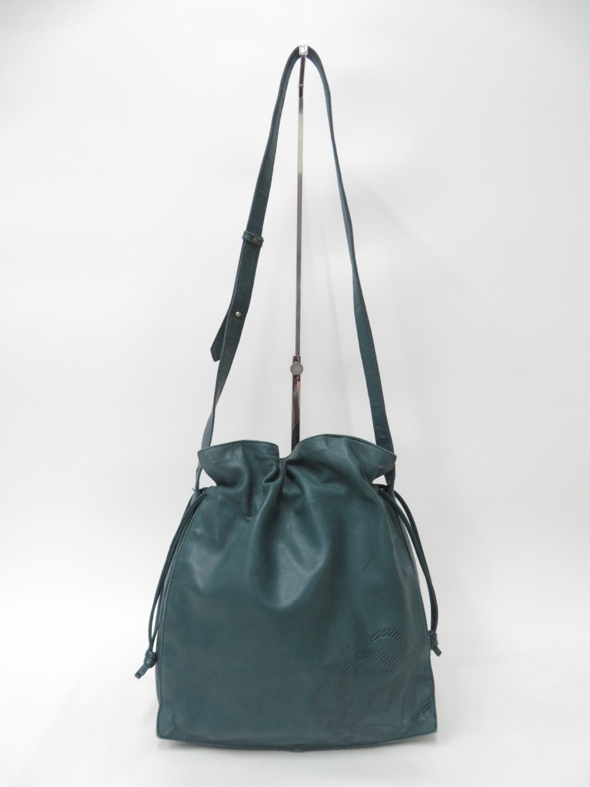 Authentic LOEWE Anagram Flamenco Lambskin Nappa Leather Shoulder Bag #53442