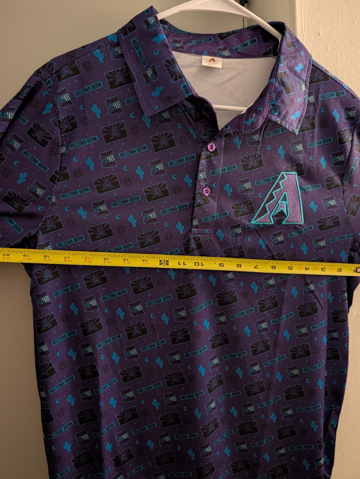 Arizona Diamondbacks Father’s Day Golf Polo – Mens L