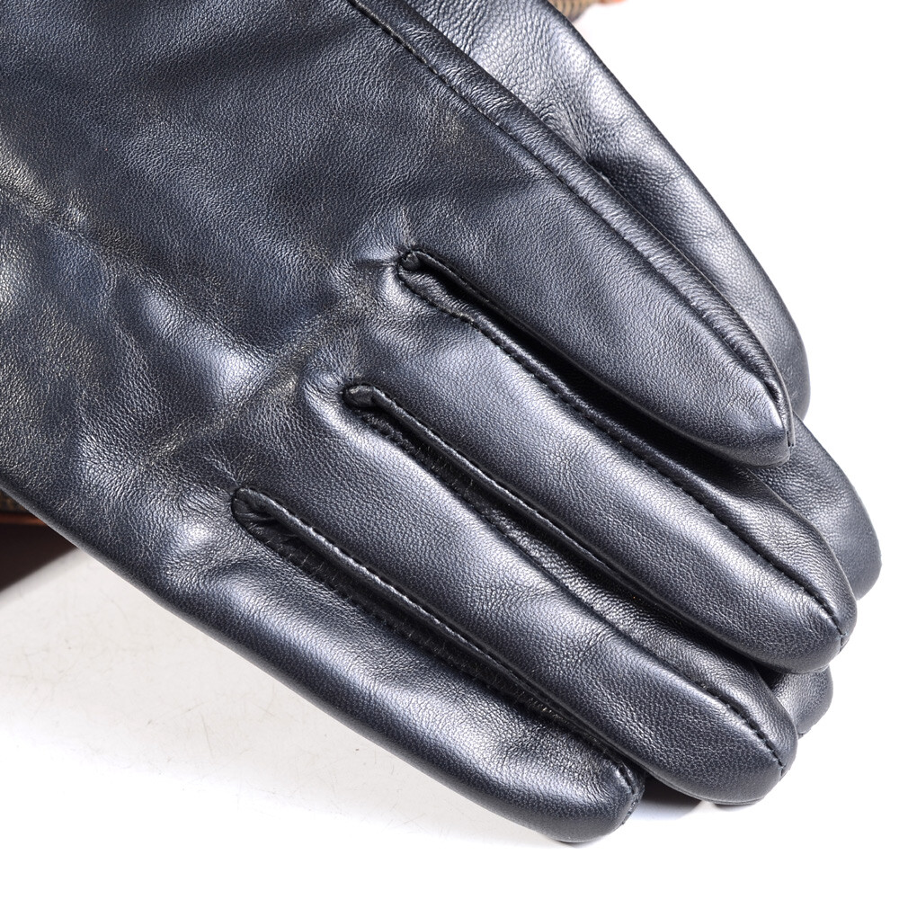 60 70 80cm Men’s Male 100% Real leather Punk Party Dancing Opera/Long Gloves