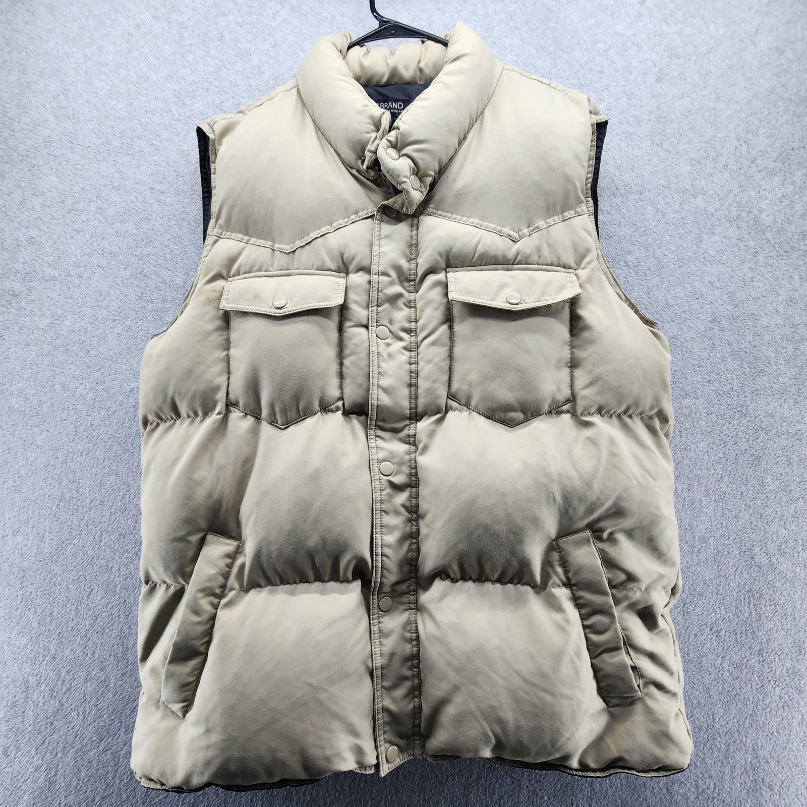 SKC Puffer Vest Mens XL Quilted Sleeveless Outdoor Utility Pockets