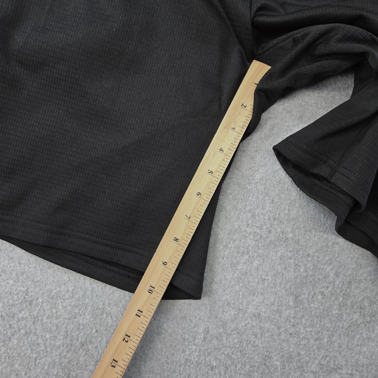 The North Face Shorts Mens L Black Fleece Polyester Elastic Waist 10in